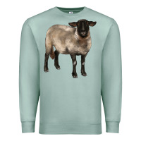 Seafoam suffolk ewe Premium Sweatshirt - BarkalooDesign