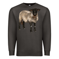 Smoke suffolk ewe Premium Sweatshirt - BarkalooDesign