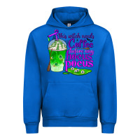 Cobalt this witch needs coffee before any hocus pocus Urban Hoodie - BundleAndBundleShop