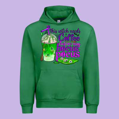 This Witch Needs Coffee Before Any Hocus Pocus Urban Hoodie Designed By Bundleandbundleshop