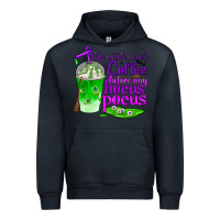 Navy this witch needs coffee before any hocus pocus Urban Hoodie - BundleAndBundleShop