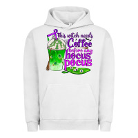 Pigment Lunar Rock this witch needs coffee before any hocus pocus Urban Hoodie - BundleAndBundleShop