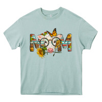 Western Baby Calf Mom With Sunflower Mother's Day Heavy Core Tee | Teevron