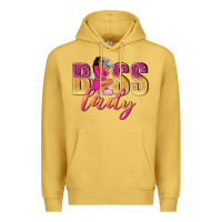 Antique Gold boss lady afro woman Premium Hoodie - NancyCooperArtShop