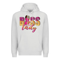 Dove Grey boss lady afro woman Premium Hoodie - NancyCooperArtShop