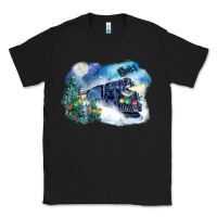 Black polar express winter Classic Tee - FaDigitalArtStudio