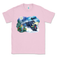 Bubblegum Pink polar express winter Classic Tee - FaDigitalArtStudio