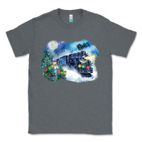 Charcoal Heather polar express winter Classic Tee - FaDigitalArtStudio