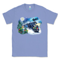 Colony Blue polar express winter Classic Tee - FaDigitalArtStudio
