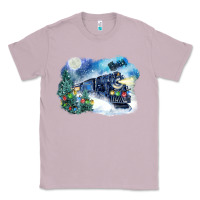 Lilac polar express winter Classic Tee - FaDigitalArtStudio