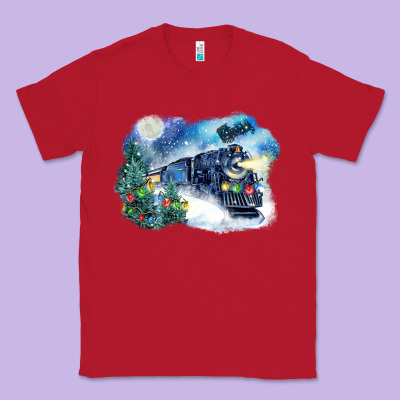 Polar Express Winter Classic Tee Designed By Fadigitalartstudio