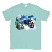 Seafoam polar express winter Classic Tee - FaDigitalArtStudio