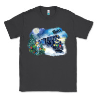 Smoke polar express winter Classic Tee - FaDigitalArtStudio
