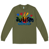 Army Green autism advocate Long Sleeve Tee - Zillion Design Studio