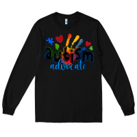 Black autism advocate Long Sleeve Tee - Zillion Design Studio