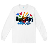 White autism advocate Long Sleeve Tee - Zillion Design Studio
