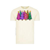 Vintage Arctic christmas trees and lights Vintage Tee - Zillion Design Studio