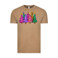 Vintage Coffee christmas trees and lights Vintage Tee - Zillion Design Studio