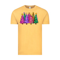 Vintage Mustard christmas trees and lights Vintage Tee - Zillion Design Studio