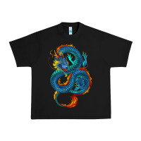 Black blue dragon Urban Heavy Tee - RanaPortraitStore