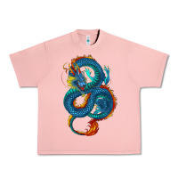 Salmon blue dragon Urban Heavy Tee - RanaPortraitStore