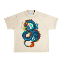 Sandshell blue dragon Urban Heavy Tee - RanaPortraitStore