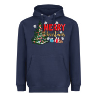Navy merry christmas tree Heavyweight Hoodie - AdoDesignShop