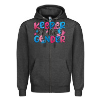 Charcoal Heather keeper of the gender Zipper Hoodie - JahusDesignShop