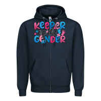 Navy keeper of the gender Zipper Hoodie - JahusDesignShop