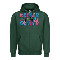 Sports Green keeper of the gender Zipper Hoodie - JahusDesignShop