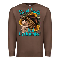 Chestnut dead inside but caffeinated Premium Sweatshirt - Jasminsmagicworld