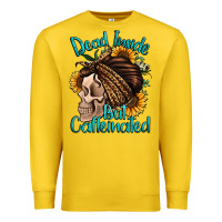 Lemon dead inside but caffeinated Premium Sweatshirt - Jasminsmagicworld