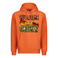 Carrot warm and cozy with scarf Premium Hoodie - AdoDesignShop
