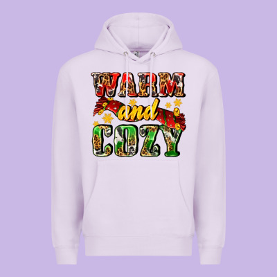 Warm And Cozy With Scarf Premium Hoodie Designed By Adodesignshop