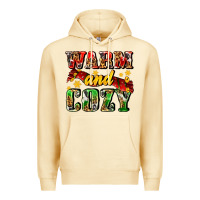 Pina Colada warm and cozy with scarf Premium Hoodie - AdoDesignShop