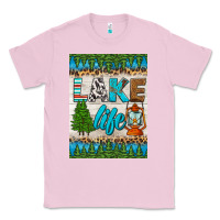 Bubblegum Pink lake life air freshener Classic Tee - HRA Design Shop