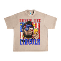 French Oak drinking like lincoln Urban Heavy Tee - texasbilliewilder