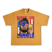 Peanut Butter drinking like lincoln Urban Heavy Tee - texasbilliewilder