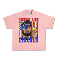 Salmon drinking like lincoln Urban Heavy Tee - texasbilliewilder