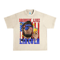 Sandshell drinking like lincoln Urban Heavy Tee - texasbilliewilder