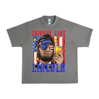 Tornado drinking like lincoln Urban Heavy Tee - texasbilliewilder