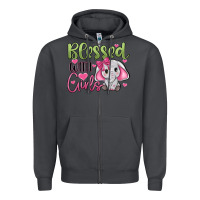 Smoke blessed with girls Zipper Hoodie - JahusDesignShop
