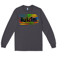Smoke autism american flag Long Sleeve Tee - Zillion Design Studio