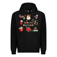Black thing that make me happy Premium Hoodie - MaliasSmallBusiness