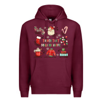 Burgundy thing that make me happy Premium Hoodie - MaliasSmallBusiness