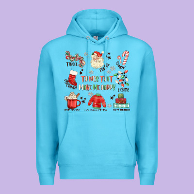 Thing That Make Me Happy Premium Hoodie Designed By Maliassmallbusiness