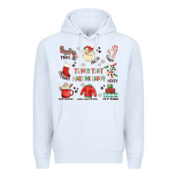 White thing that make me happy Premium Hoodie - MaliasSmallBusiness