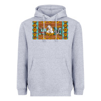 Heather Grey mom goat sunflowers license plate Heavyweight Hoodie - Artiststas