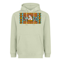 Matcha mom goat sunflowers license plate Heavyweight Hoodie - Artiststas