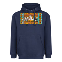 Navy mom goat sunflowers license plate Heavyweight Hoodie - Artiststas